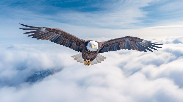 Portrait de l'aigle en gros plan