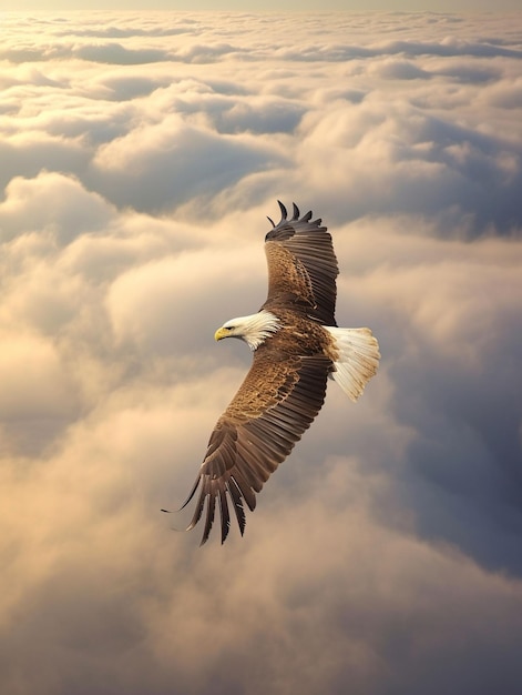 Photo portrait de l'aigle en gros plan