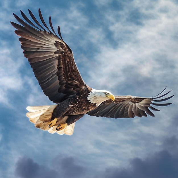 Photo portrait de l'aigle en gros plan