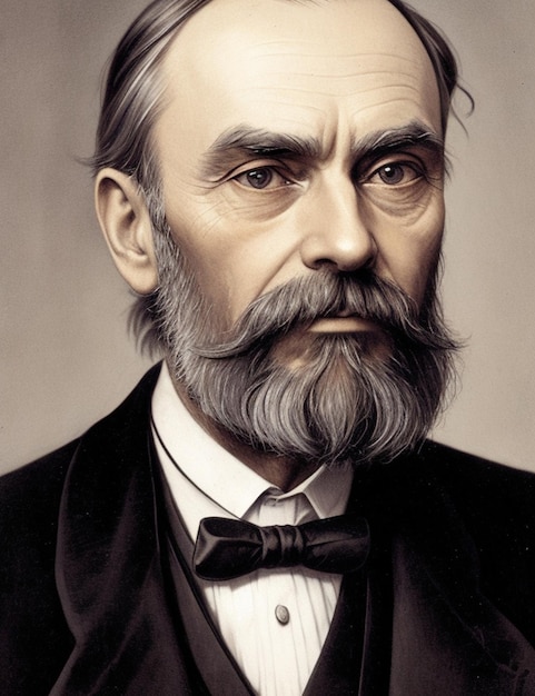 Portrait d'Alfred Nobel, chimiste suédois et fondateur du prix Nobel