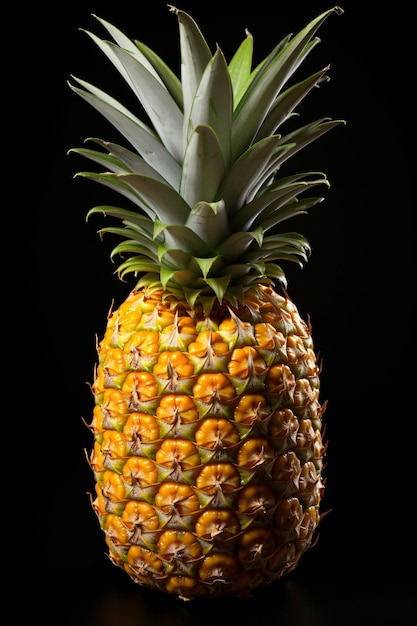 Portrait d'ananas Idéal pour vos dessins bannières ou graphiques publicitaires