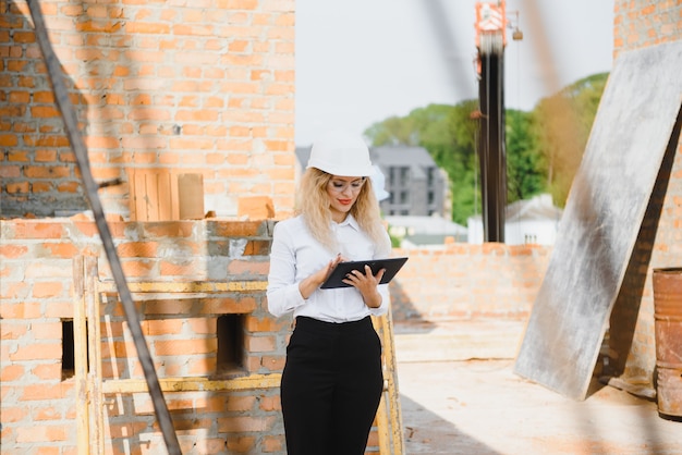 Portrait d'un architecte au travail