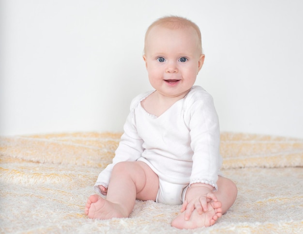 portrait d'un bébé mignon