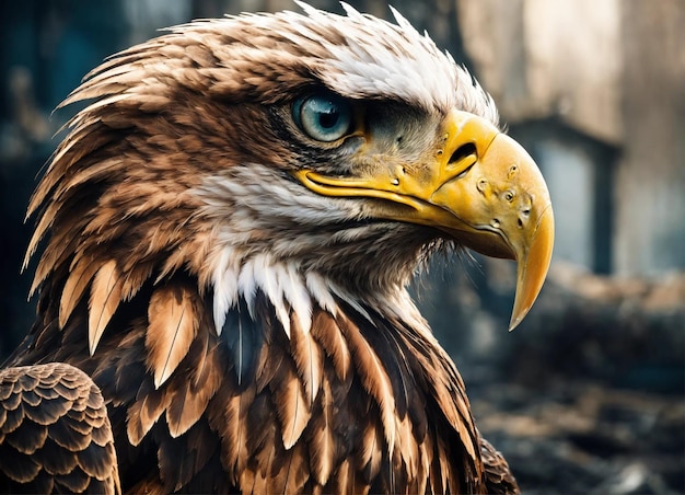 Portrait d'un bel aigle