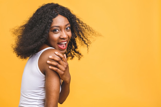 Portrait De La Belle Femme Afro-américaine