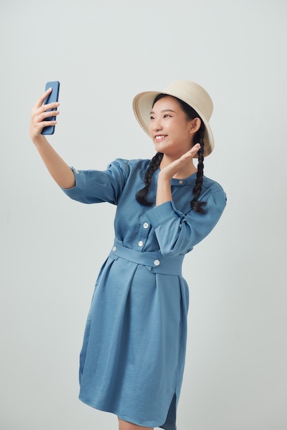 Portrait d'une belle femme asiatique