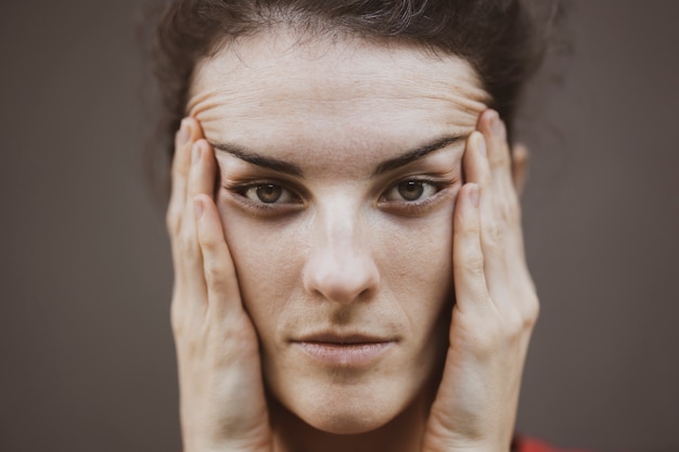 Portrait d'une belle fille