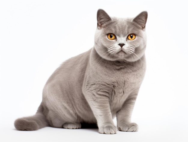 Un portrait d'un chat British Shorthair