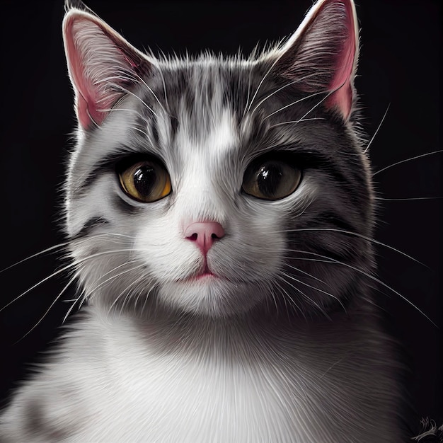 Portrait d&#39;un chat