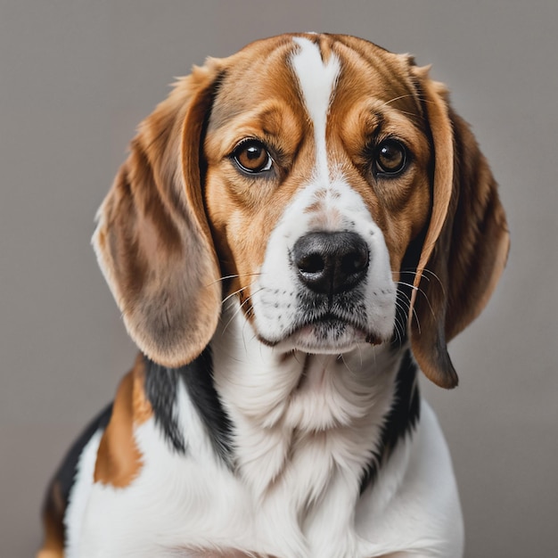 Portrait d'un chien beagle