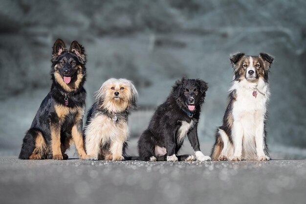 Photo portrait de chiens