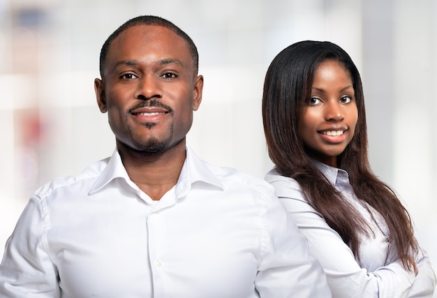 Portrait d&#39;un couple afro-américain