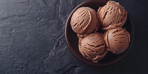 Photo le portrait des délices artistiques du chocolat