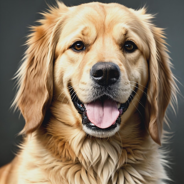 Portrait du golden retriever