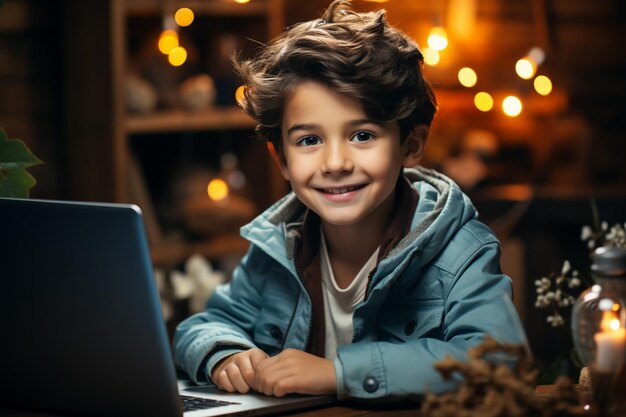 Portrait d'une enfant heureuse, joyeuse, isolée sur un fond blanc, émotionnelle et excitée.