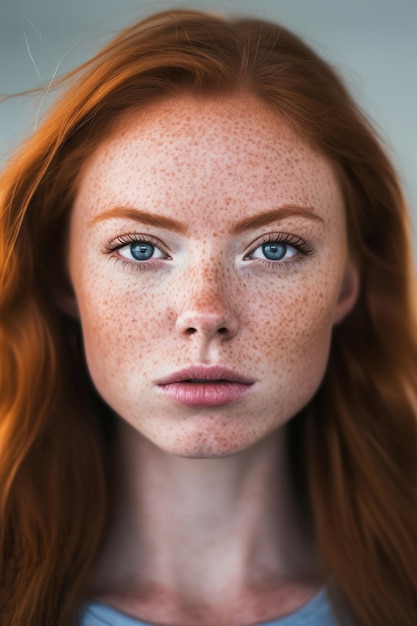 Portrait environnemental d'une femme