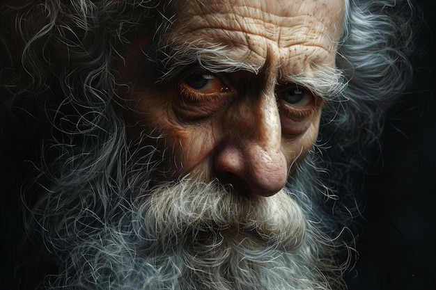 Un portrait étonnant d'un ancien professeur d'art génère ai