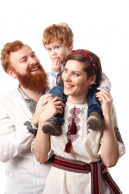 Portrait de famille ukrainienne