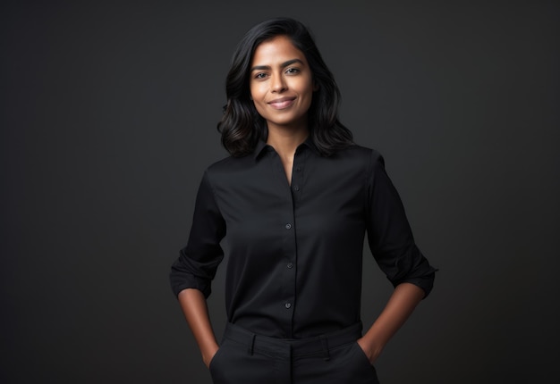 Portrait d'une femme d'affaires indienne