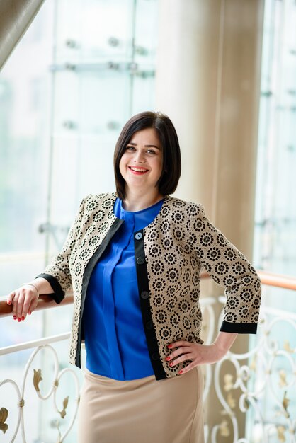 Portrait d'une femme d'affaires réussie.