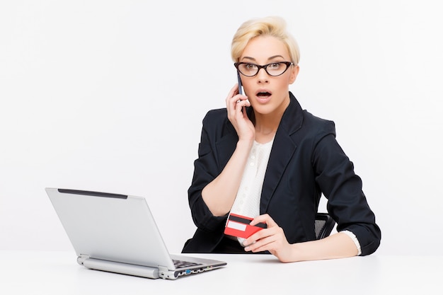 Portrait de femme d'affaires