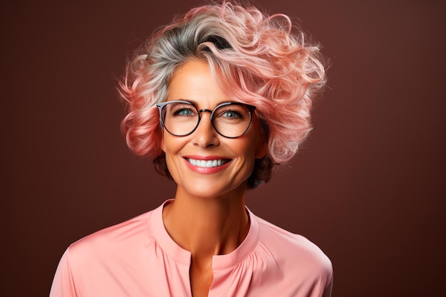 Portrait d'une femme âgée