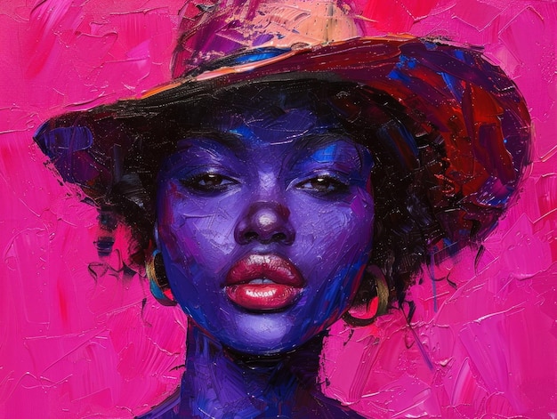 Portrait d'une femme au chapeau