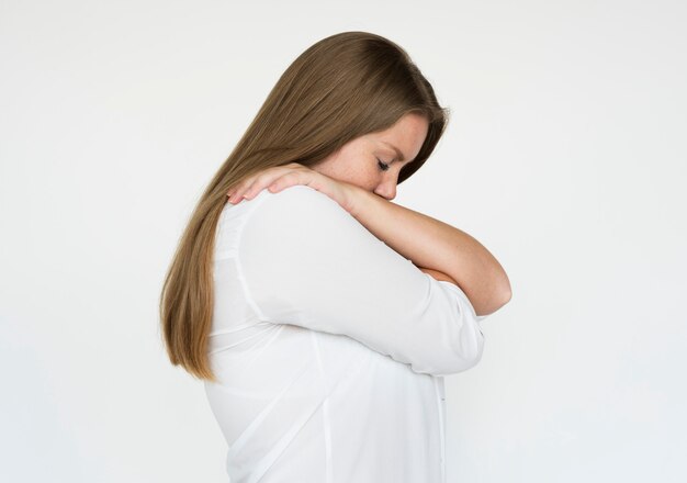 Portrait d&#39;une femme aux cheveux longs