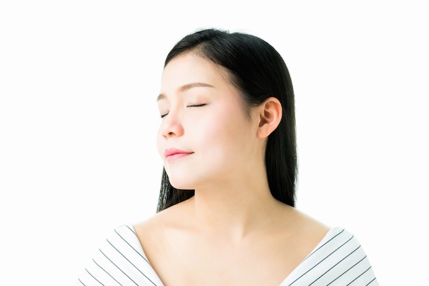 Portrait de femme beauté et santé de la peau