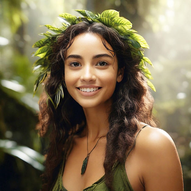 Portrait d'une femme de beauté