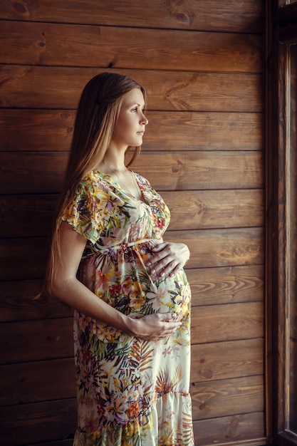 Portrait de femme enceinte