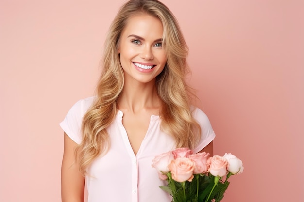 portrait d'une femme heureuse dans la trentaine