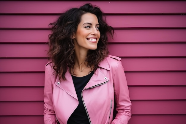 portrait d'une femme heureuse dans la trentaine