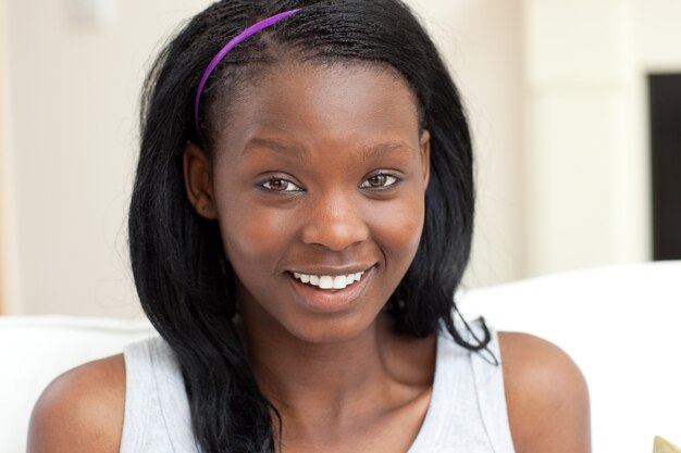 Portrait d&#39;une femme heureuse