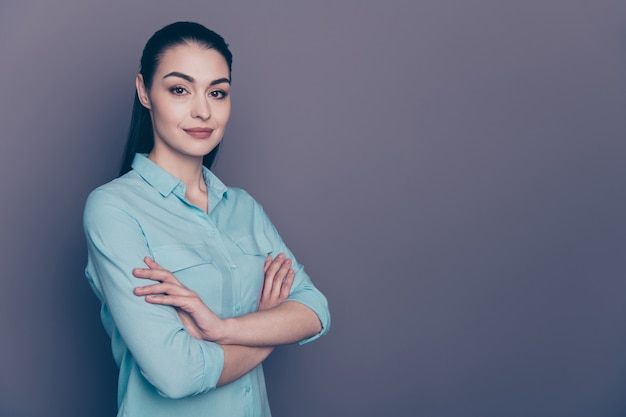 portrait de femme jeune entreprise