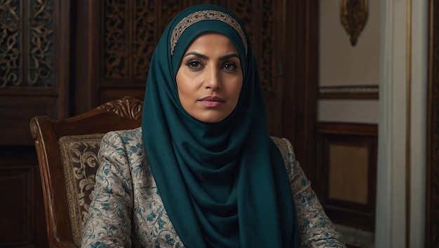 Portrait d'une femme musulmane