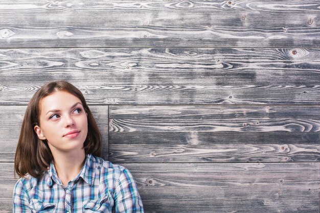 Portrait de femme de race blanche