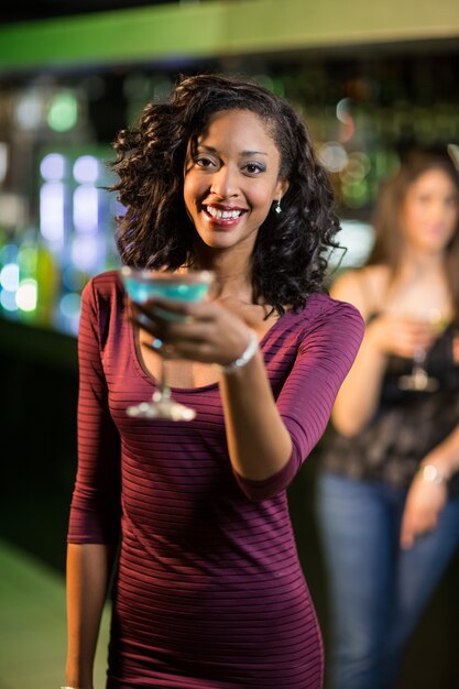 Portrait de femme souriante