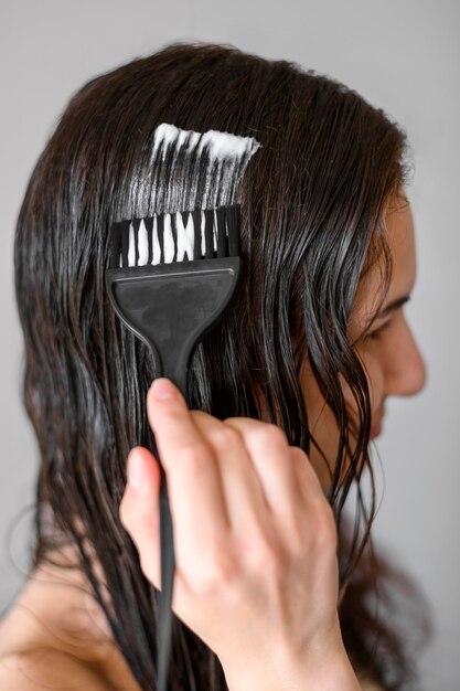 Portrait D'esthéticienne Avec Des Gants Pour Les Procédures De Salon De  Beauté