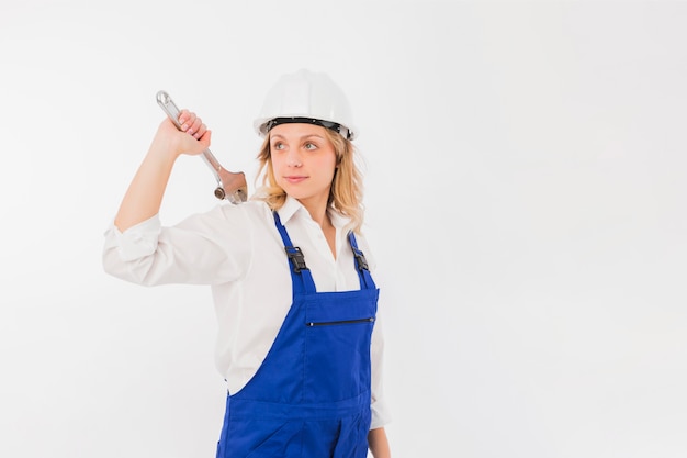 Portrait de femme travailleuse