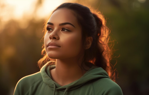 Photo portrait d'une femme