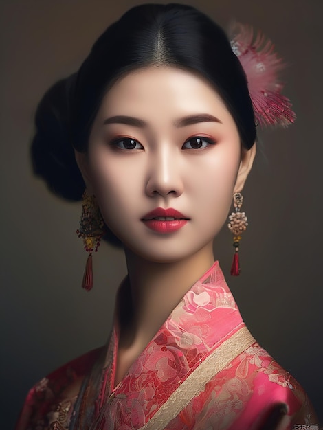 Portrait de femmes asiatiques