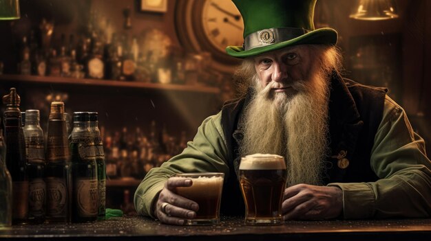 Portrait de la fête de Saint Patrick