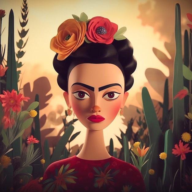 Le portrait de Frida Kahlo