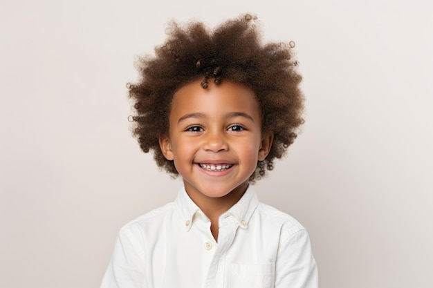 Portrait d'un garçon afro-américain