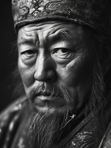 Portrait de Genghis Khan, le souverain du monde