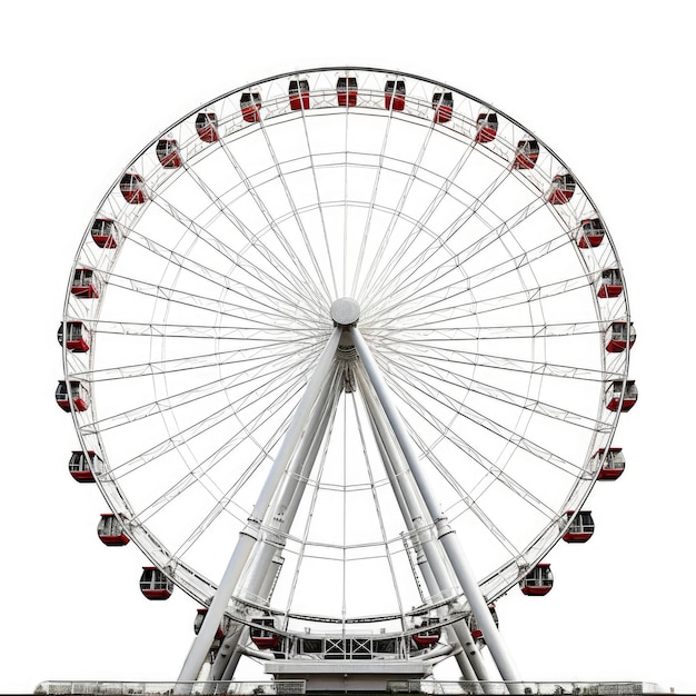 Un portrait d'une grande roue