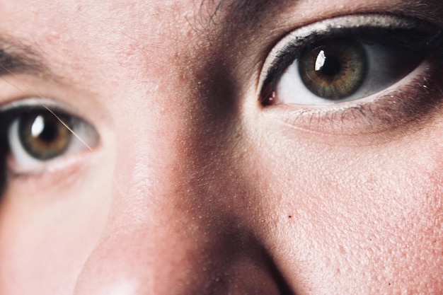Portrait en gros plan d'une femme