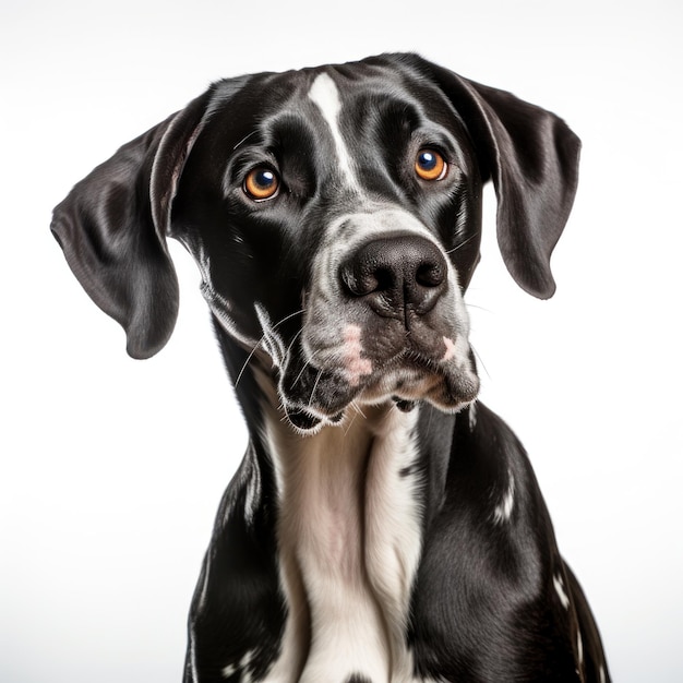 Portrait d'un harlequin du Danemark