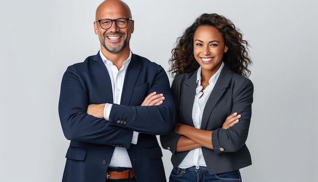 portrait d'un homme d'affaires souriant